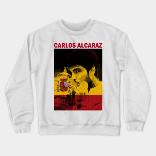 Alcaraz Engraved Spain Flag Crewneck Sweatshirt